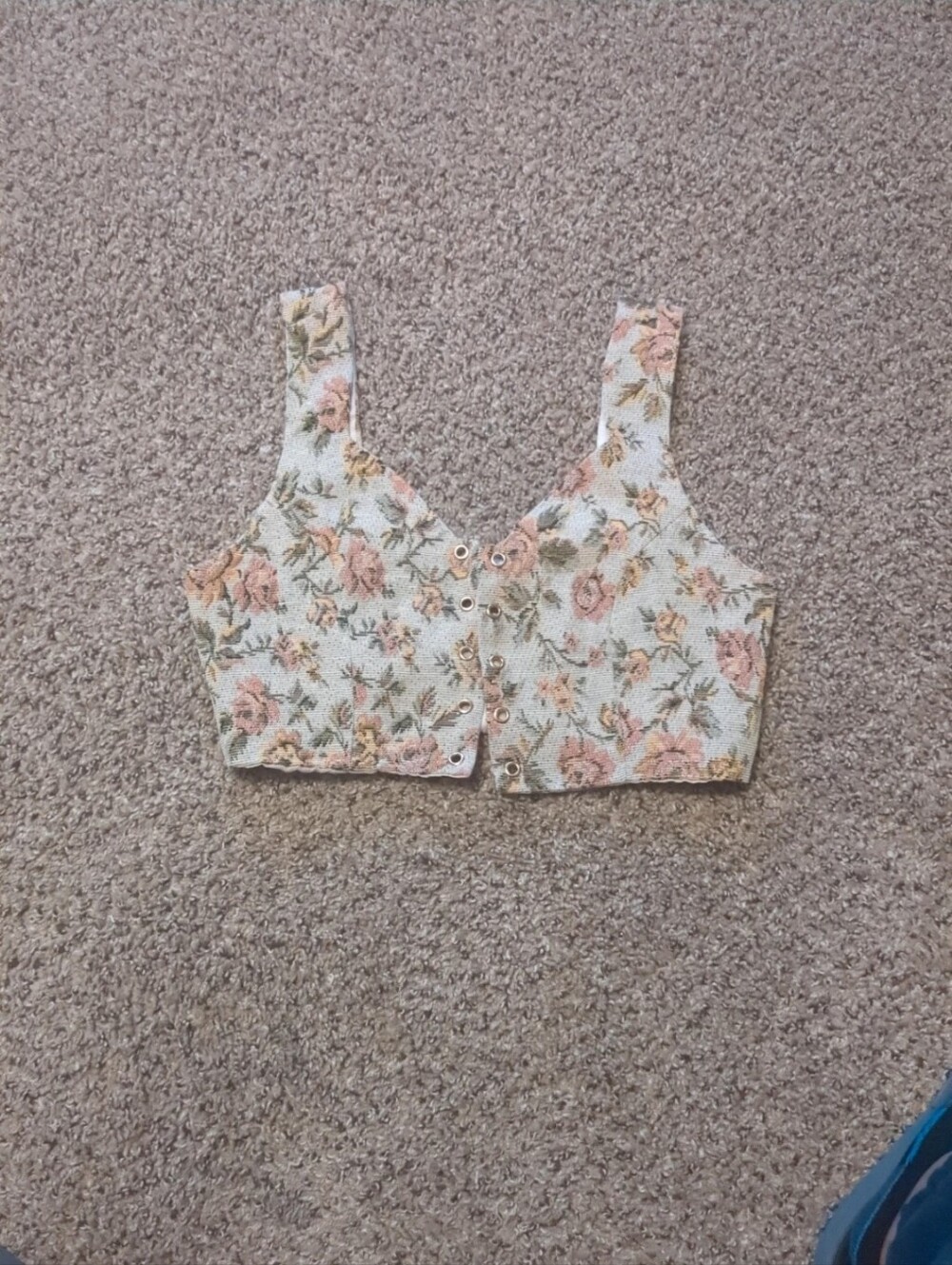 cider floral corset